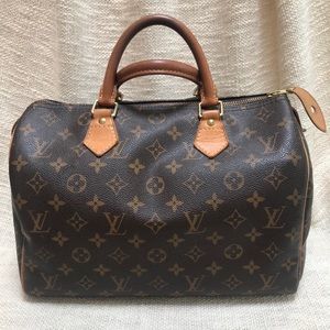 Authentic Louis Vuitton Monogram Speedy 30